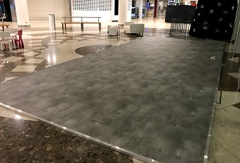 Raised Platform for a retail pop-up at Lakeside Shopping Centre